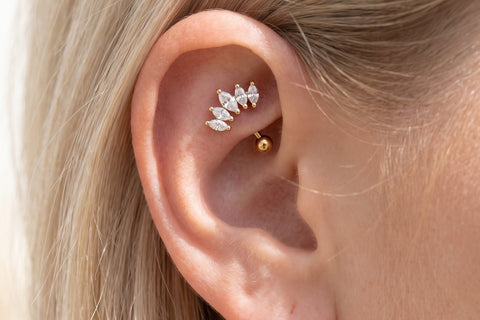 Kronen Piercing