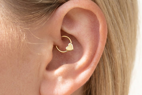 Daith Piercing Herz