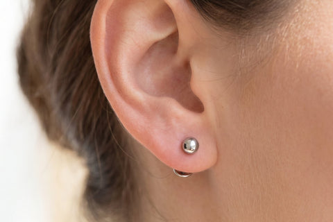 Ohrpiercing Silber