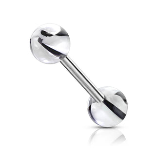 Barbell Acryl Marmor Muster Kugel