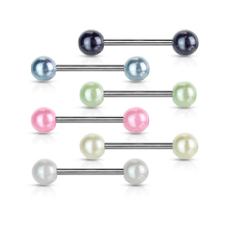 Barbell Acryl Kugel Perle