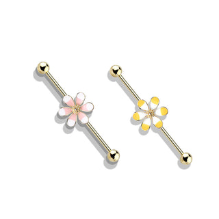 Industrial Barbell Blume zweifarbig