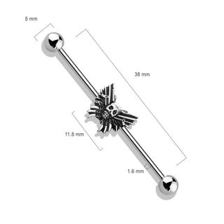 Industrial Barbell Schmetterling Totenkopf