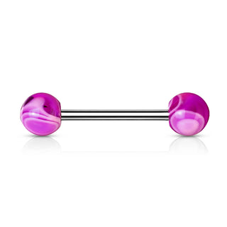 Barbell Acryl Marmor Kugel