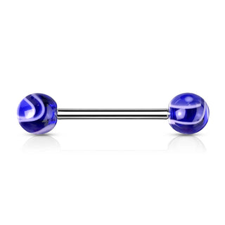 Barbell Acryl Marmor Kugel