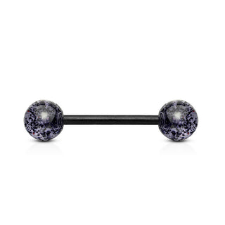 Barbell Acryl Ultra Glitzer Kugel