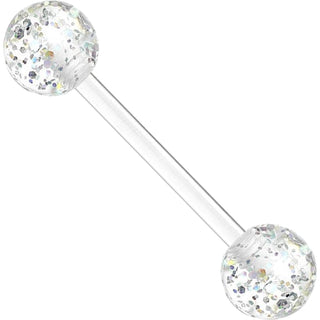 Barbell Acryl Ultra Glitzer Kugel