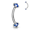Silber/Blau