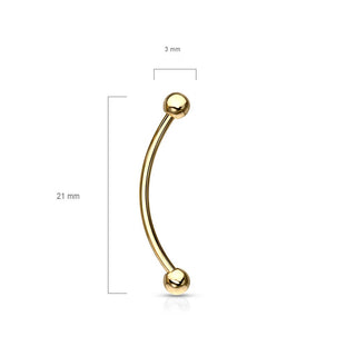 Curved Barbell Kugel
