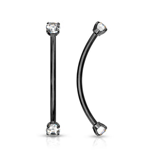 Curved Barbell Zirkonia