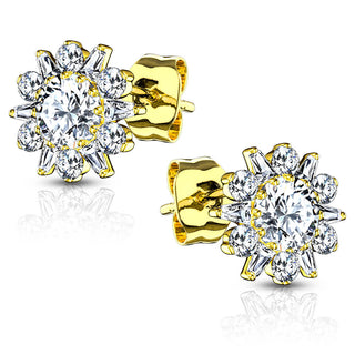 Silber 925 Blume Zirkonia