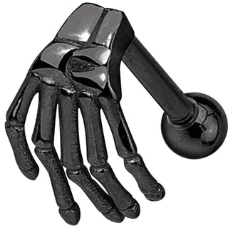 Augenbrauenpiercing Hand