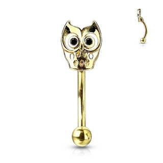 Augenbrauenpiercing Eule
