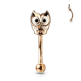 Augenbrauenpiercing Eule
