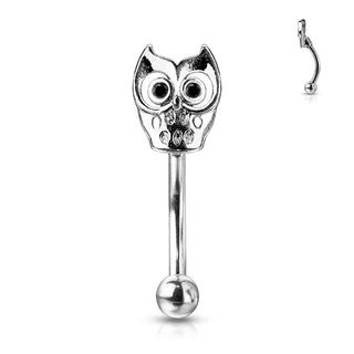 Augenbrauenpiercing Eule