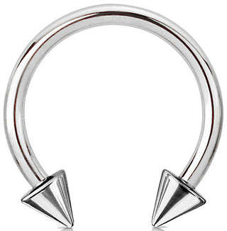 Hufeisen Piercing Stachel Silber