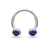 Silber/Blau
