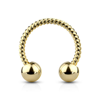 Hufeisen Piercing Kugel