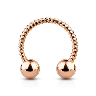 Hufeisen Piercing Kugel