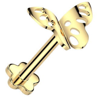 Titan Labret Schmetterling Push-In