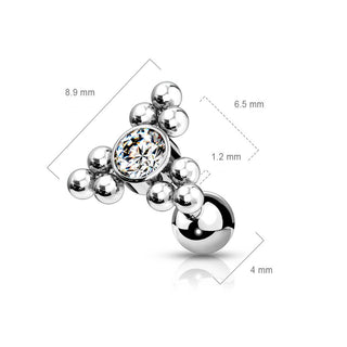 Barbell Dreiecke Zirkonia