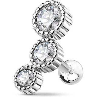 Barbell 3 Zirkonia