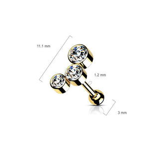 Barbell 3 Zirkonia