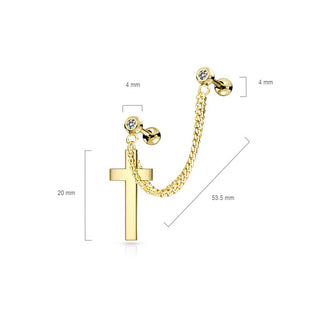 Barbell Kette Kreuz