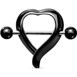 Nippelpiercing Herz