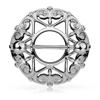 Nippelpiercing Tribal Rund