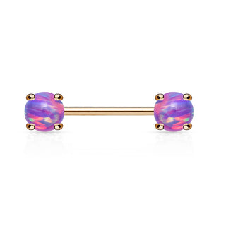 Nippelpiercing Zirkonia Gold PVD