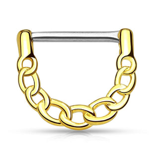 Nippelpiercing Kette Clicker
