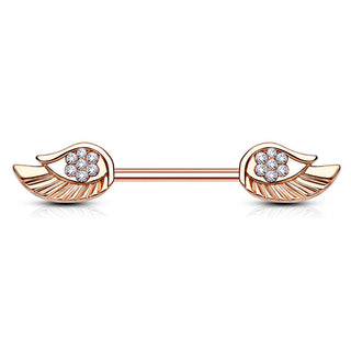 Nippelpiercing Flügel Zirkonia