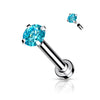 Silber/Aqua