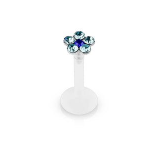 Labret Blume Zirkonia