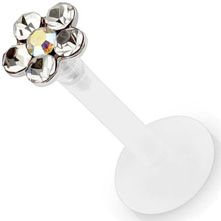 Labret Blume Zirkonia
