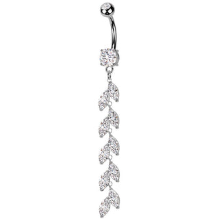 Bauchnabelpiercing Marquise Schliff Zirkonia Anhängen