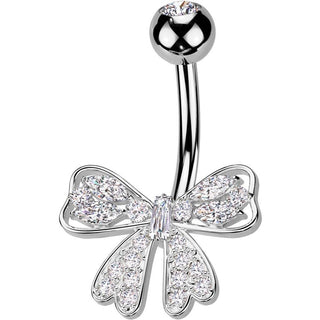 Bauchnabelpiercing Schlaufe Zirkonia
