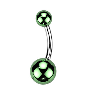 Bauchnabelpiercing Acryl Kugel Glass Beschichtung