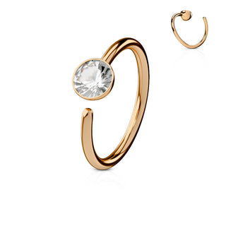 Ring Zirkonia Titan PVD Biegbar