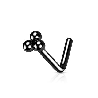 Nasenstecker L-Form Dreieck