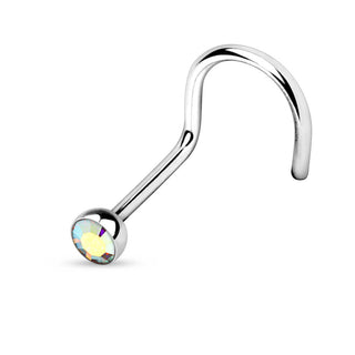 Nasenstecker Zirkonia Silber