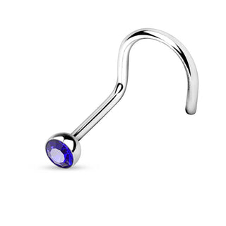 Nasenstecker Zirkonia Silber