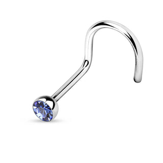 Nasenstecker Zirkonia Silber