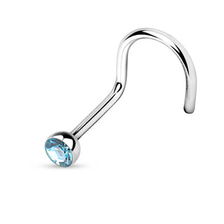 Nasenstecker Zirkonia Silber