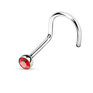 Nasenstecker Zirkonia Silber