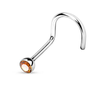 Nasenstecker Zirkonia Silber