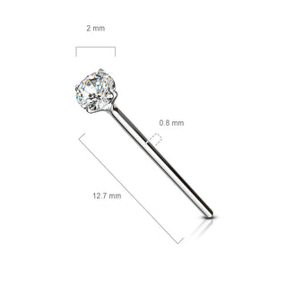 Silber 925 Fishtail Zirkonia Silber Biegbar