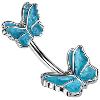 Bauchnabelpiercing Schmetterling