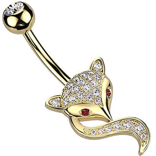 Bauchnabelpiercing Fuchs Zirkonia